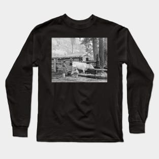 Mountain Homestead, 1906. Vintage Photo Long Sleeve T-Shirt